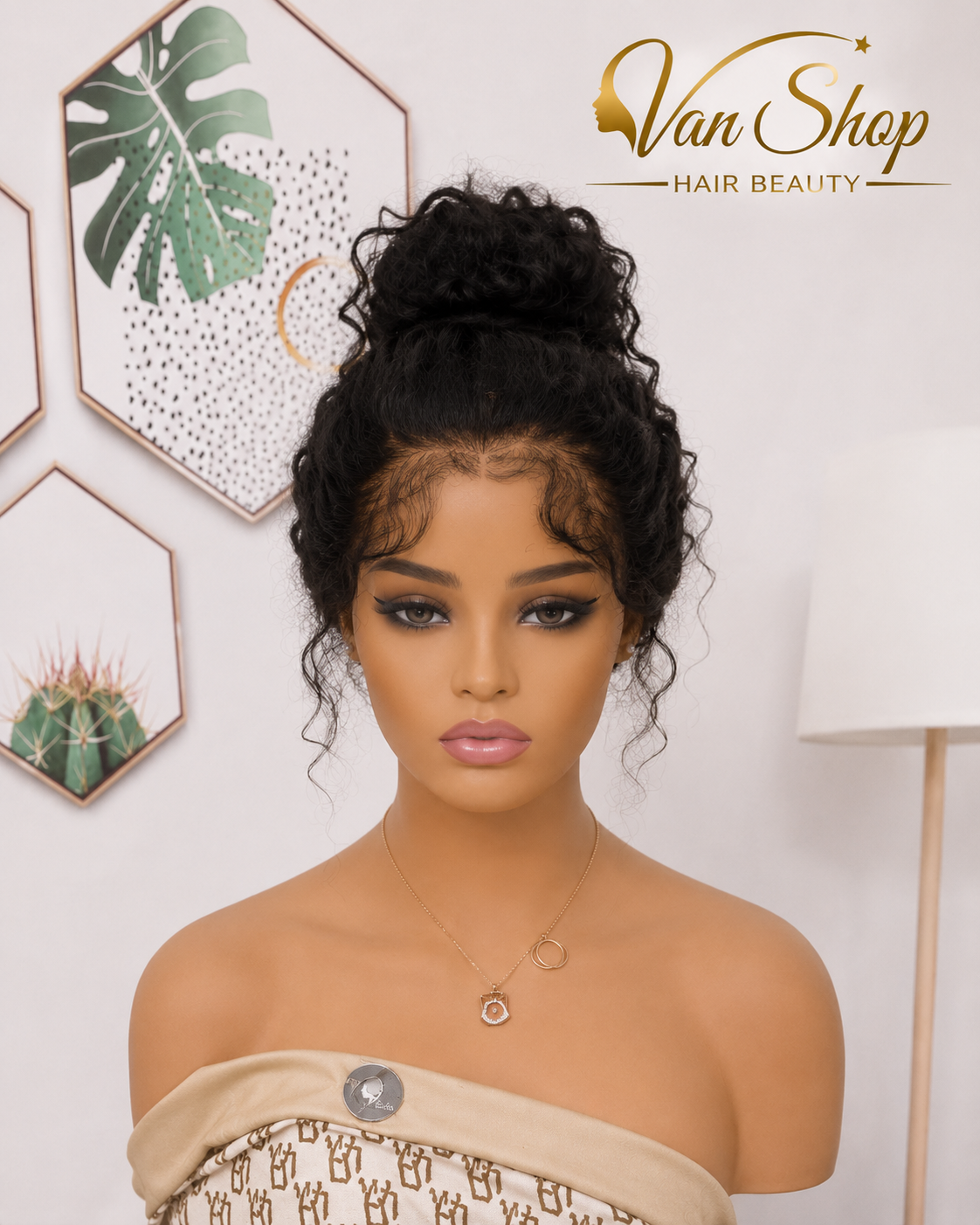 Perruque 360 Lace Water Wave Sans Colle – 100 % Cheveux Humains Premium