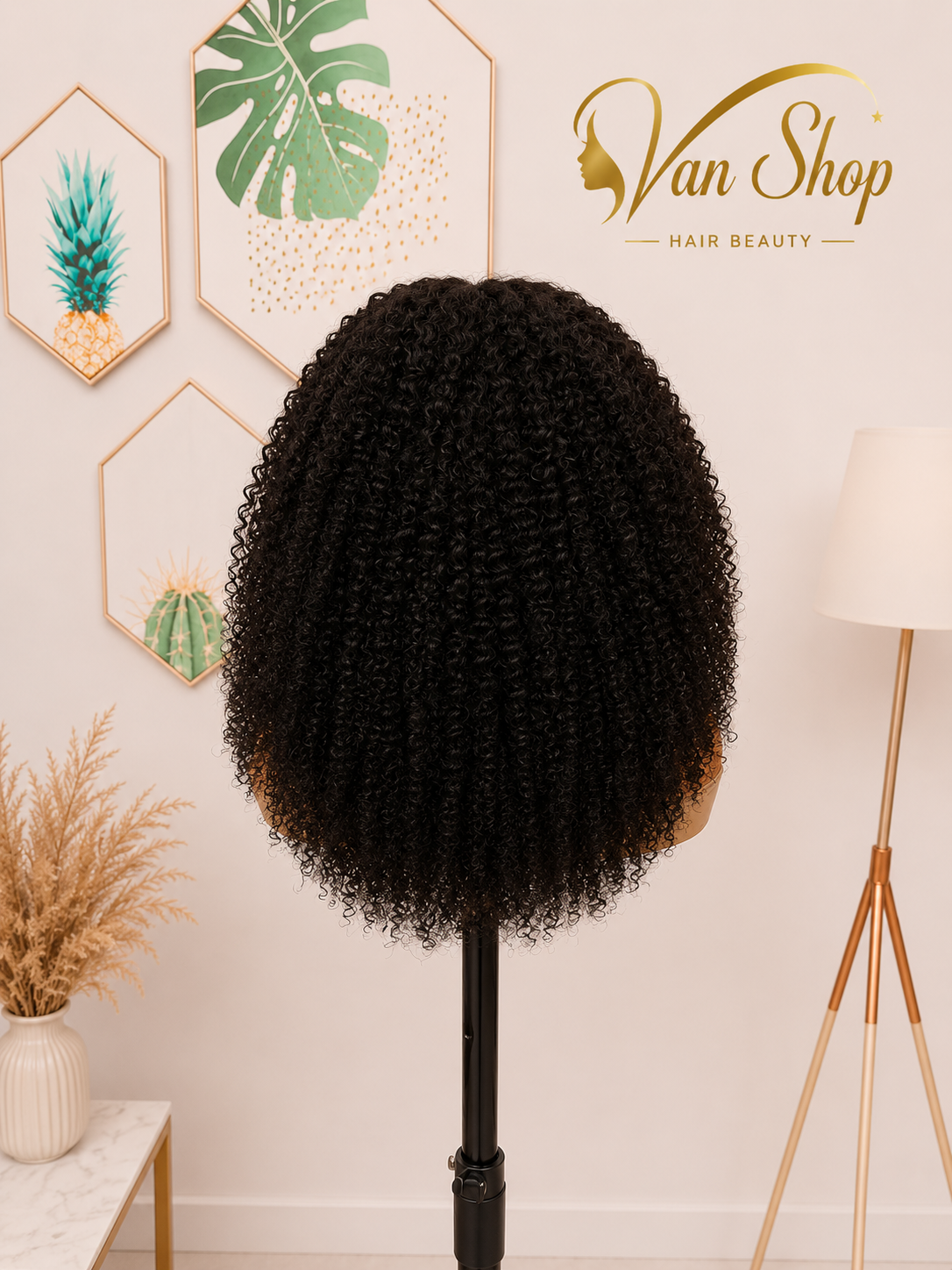 Perruque Afro Curly Glueless 7x5 HD Lace 4C Hairline 100% Cheveux Humains Brésiliens Vierges Grade 12A Densité 180% Noir Naturel Prête à Porter Sans Colle Lace Invisible Aspect Naturel Bonnet Ajustable Qualité Premium
