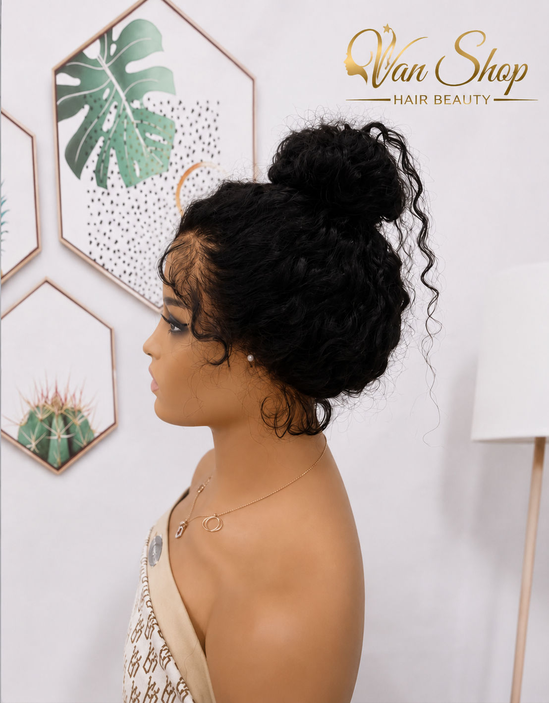 Perruque 360 Lace Water Wave Sans Colle – 100 % Cheveux Humains Premium