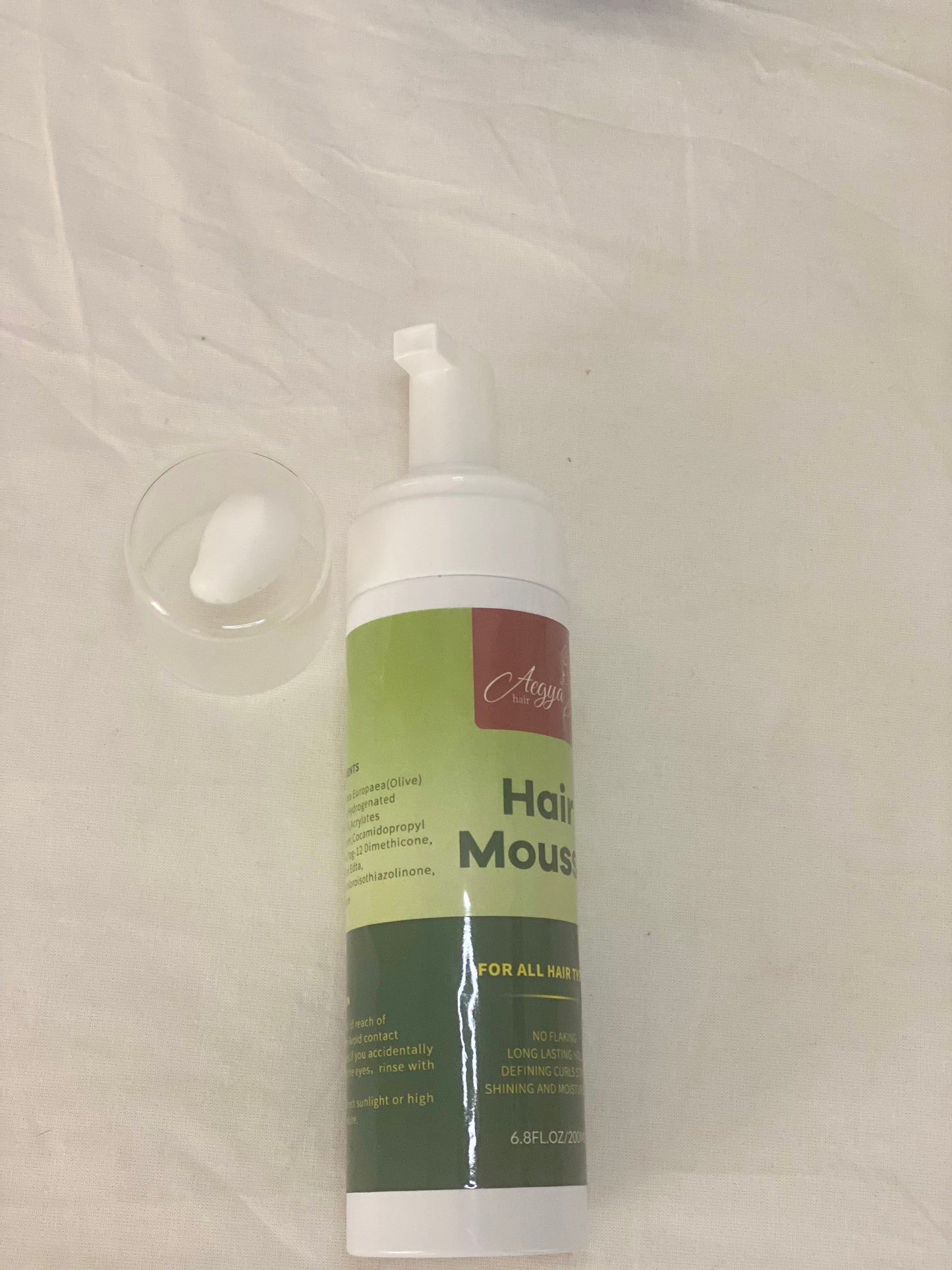 Mousse pour cheveux
