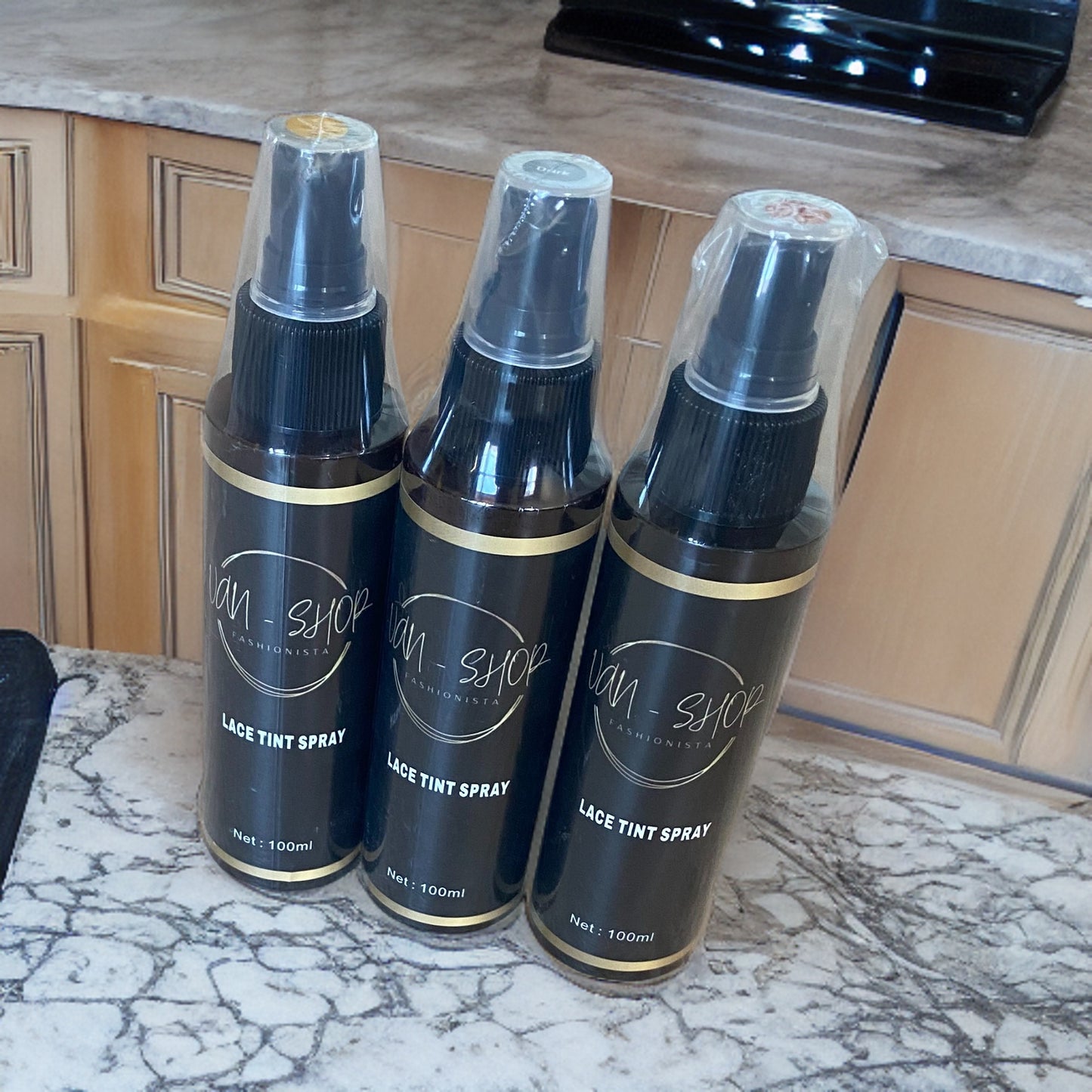 Lace tint spray ou vaporisateur de teinte van shop fashionista
