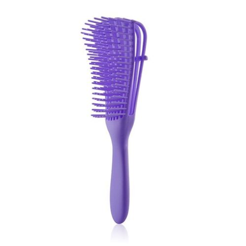 Brosse à cheveux démêlante violette