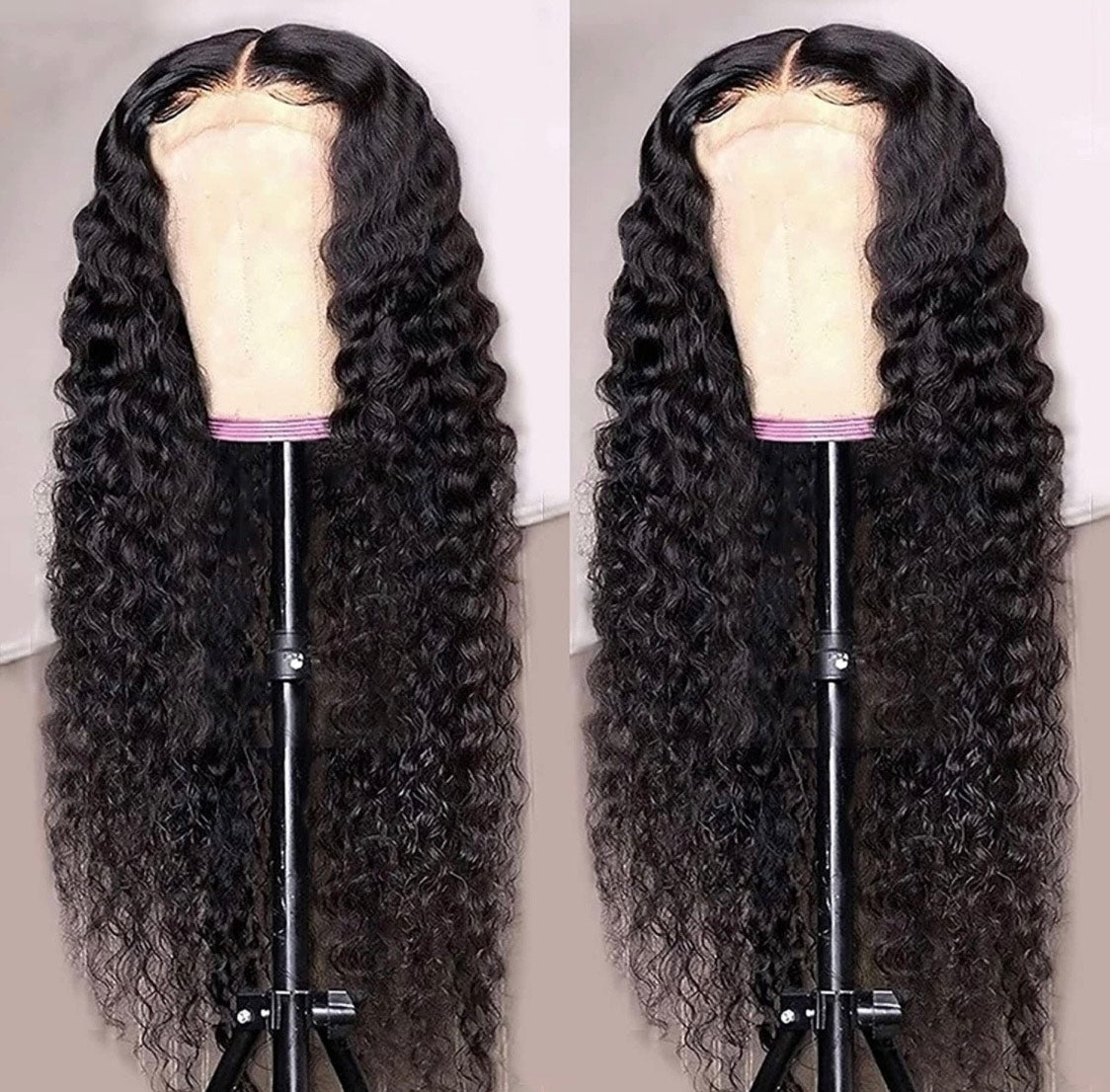 13x4 Perruque Deep Wave & 4x4 lace closure
