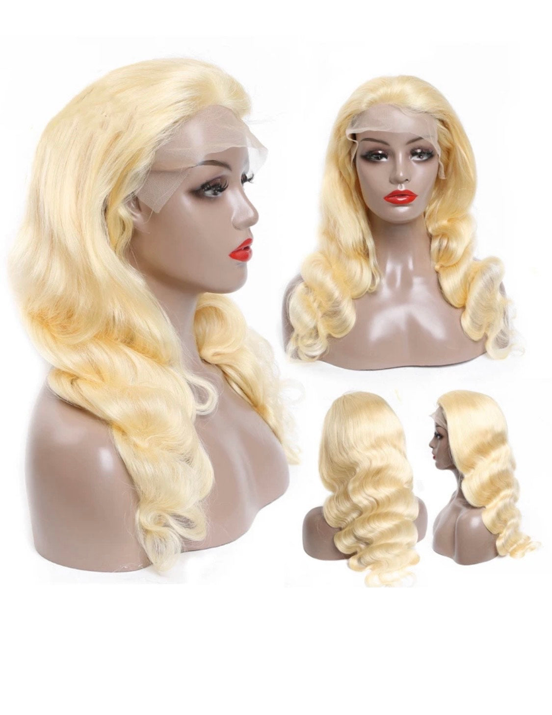 13 x 4 & 13x6 perruque blonde 613 "Les blondinettes"